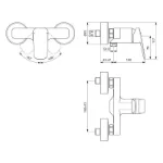 Ideal Standard tuš baterija SmartShine