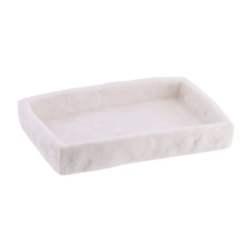 Tendance bela posuda za sapun poliresin