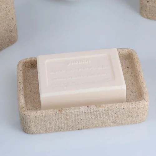Tendance držač sapuna sand effect poliresin bež