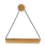 bambus držač toalet papira crni