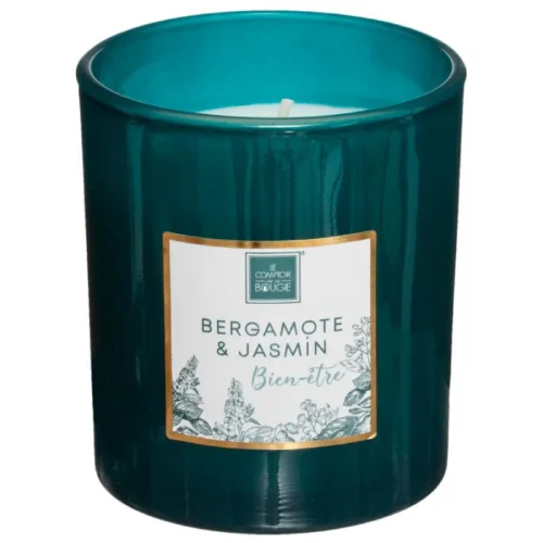 Atmosphera mirisna sveća bergamot jasmin plava staklena posuda
