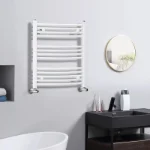 Pocinkovani beli sušač za kupatilo