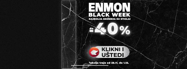 ENMON Crni tjedan: Ostvari popuste do 40% i osvježi svoj dom!