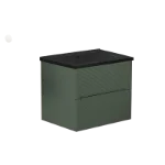 Rigo 600BX Verde Salvia Lavabo E-8099-60 Matt Black