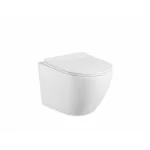 Konzolna WC šolja Matt White Abloom Rose