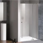 Pivot tuš vrata 115x193 staklo