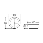 Premium okrugli lavabo