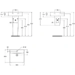 Connect Cube Lavabo 50 E788401