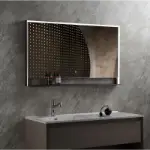 LED ogledalo 120x70 etažer