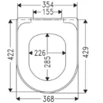 Onovo WC Daska SSB 9M38S101