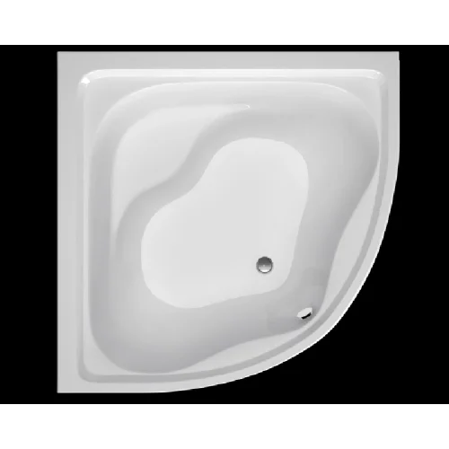 Kada Safir Lux 140x140 polukružna bela
