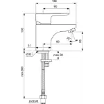 Ideal Standard Ceraplan III baterija za lavabo
