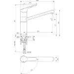 Ideal Standard kuhinjska slavina BC135AA