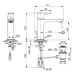 Ideal Standard Connect Air baterija za umivaonik