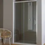 klizna tuš vrata 100x200 pulsar silver lijeva