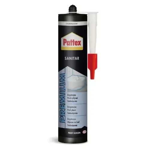 Pattex Express Transparent silikon tuba