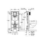 Grohe 2-u-1 set za WC 1.13 m