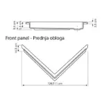 Slika Fonte Tuš Kada Lux 80x80