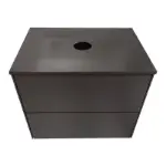 Viseći ormarić za lavabo crni