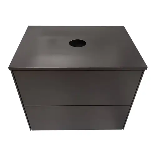Viseći ormarić za lavabo crni