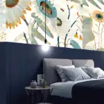 Tamnoplava zidna pločica 30x120