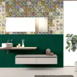 Zelena zidna pločica 30x120