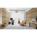 Braon MDF zidni panel