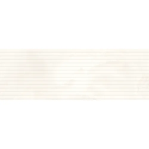 Precious Fluted Ivory Glossy 30x90