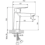 Iris HB1B76810C slavina za lavabo