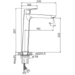 Iris HB1B77810C baterija za lavabo