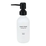 Beli stakleni dozer za sapun 250 ml