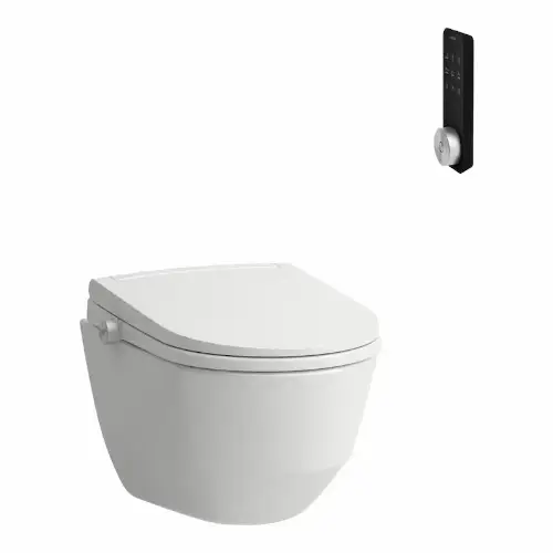 Slika Wc šolja cleanet  rimless , viseća sa daljinskim i WIFI - H600890000S002