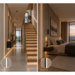 Srebrni LED profil sa difuzorom